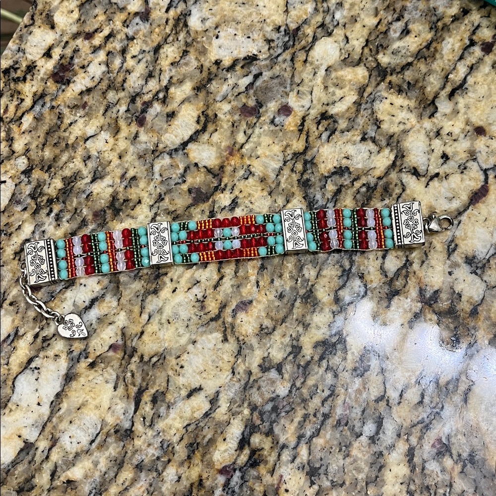 Brighton Beaded Aztec Beaded Bracelet